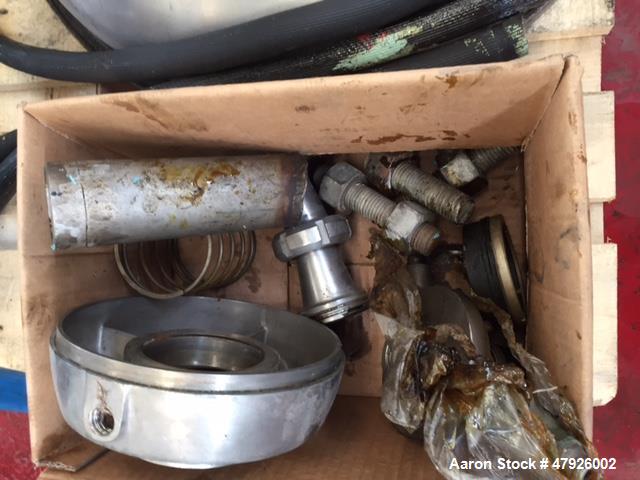 Used Alfa Laval SRPX 610-HGD-14-CGH-50 Desludger Disc Centrifuge. 316 Stainless steel construction (product contact areas), separator design liquid/liquid/solids, bottom feed design, flange drive mot...