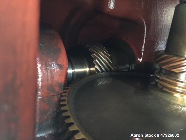 Used Alfa Laval SRPX 610-HGD-14-CGH-50 Desludger Disc Centrifuge. 316 Stainless steel construction (product contact areas), separator design liquid/liquid/solids, bottom feed design, flange drive mot...