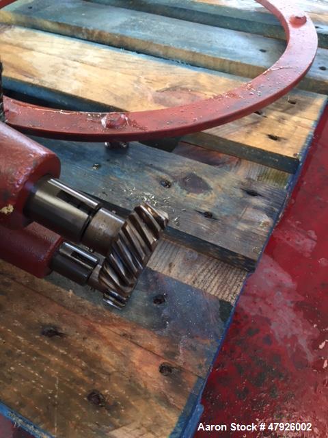 Used Alfa Laval SRPX 610-HGD-14-CGH-50 Desludger Disc Centrifuge. 316 Stainless steel construction (product contact areas), separator design liquid/liquid/solids, bottom feed design, flange drive mot...