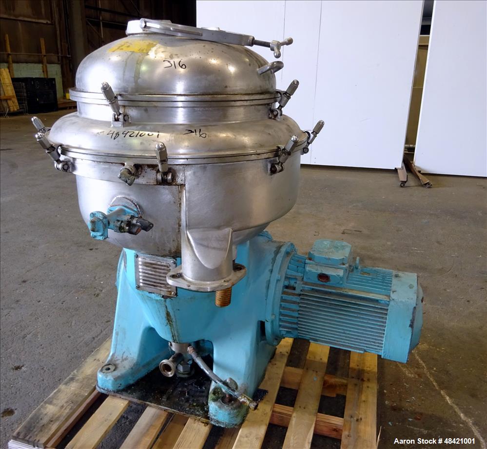 Used Alfa Laval Centrifuge Desludger Disc Centrifuge