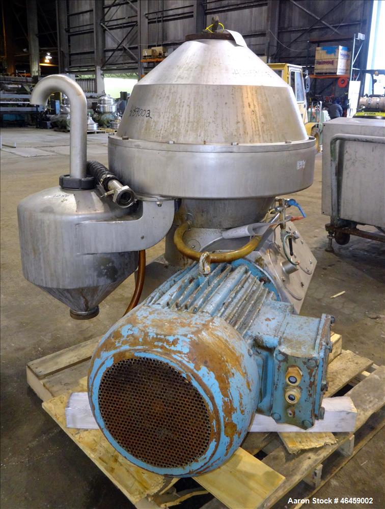 Used Alfa Laval SSRPX-614-HGV-74C-50 Desludger Disc Centrifuge