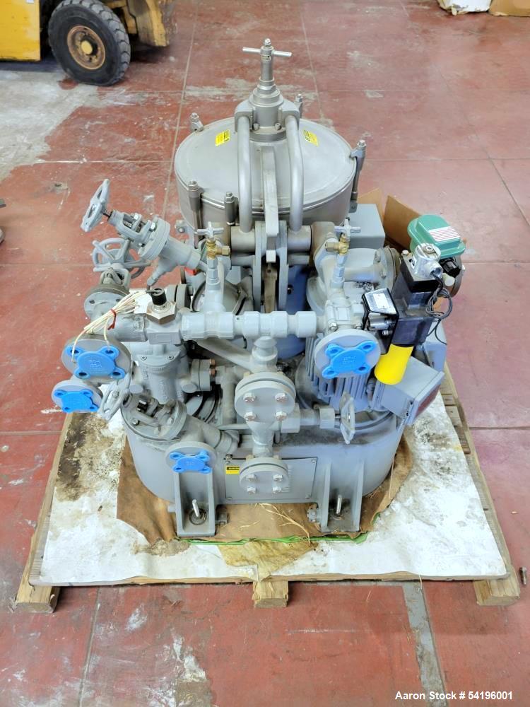 Used Alfa Laval Vertical Disc Stack Centrifuge – Model USPX 204SGT-11CN-60, 8500 RPM, 3 HP, Refurbished