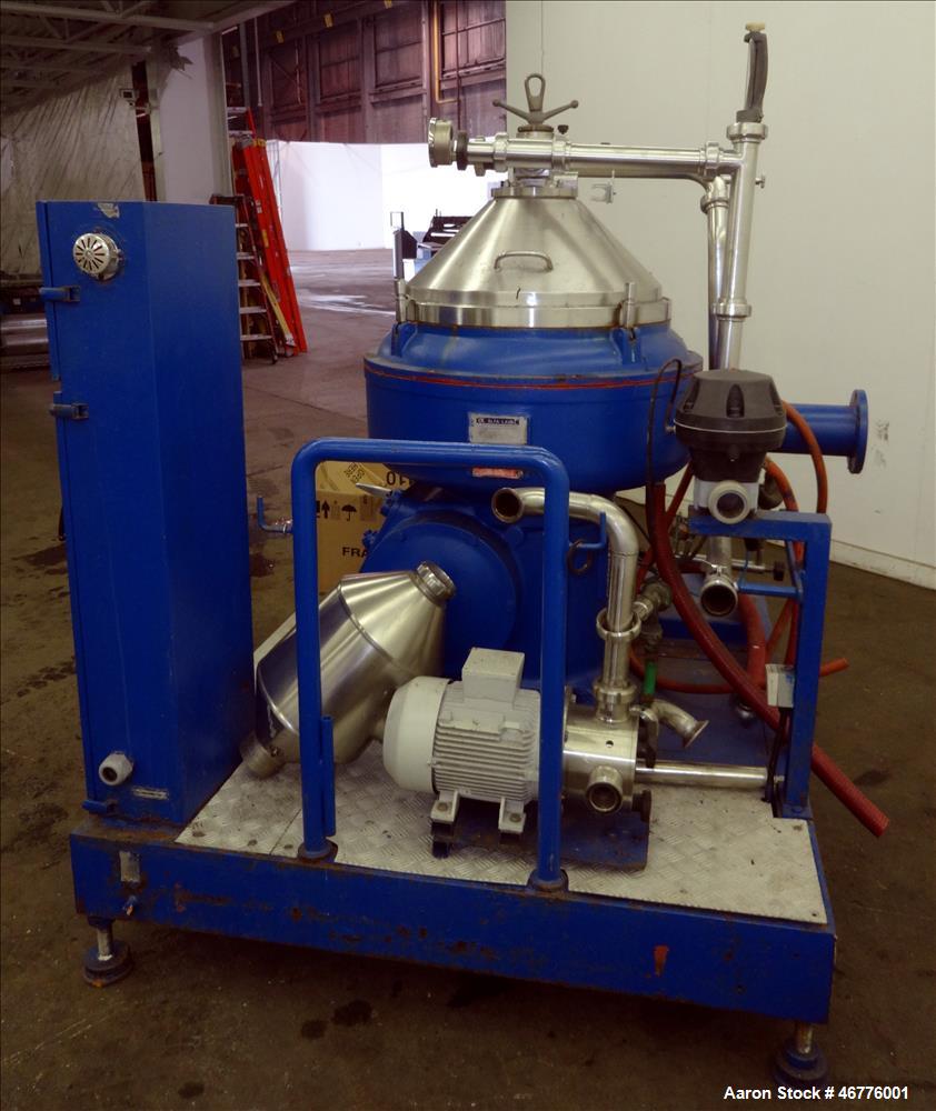 Used Alfa Laval Desludger Disc Centrifuge