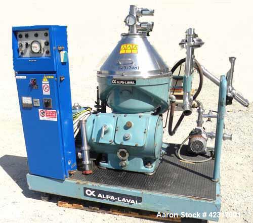 Used Alfa-Laval VNPX-407-SGT-34-50 Desludger Disc Centrifuge
