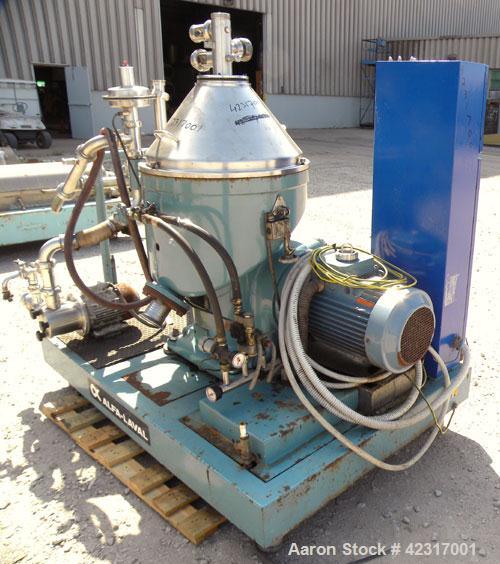 Used Alfa-Laval VNPX-407-SGT-34-50 Desludger Disc Centrifuge