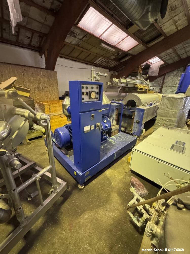 Used – Alfa Laval VNPX 410-SGD-34-GM Desludger Disc Centrifuge – Stainless Steel, Clarifier Design