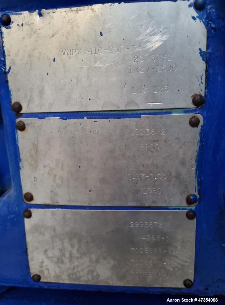 Used Alfa-Laval VNPX-410-SGD-34 Desludger Disc Centrifuge