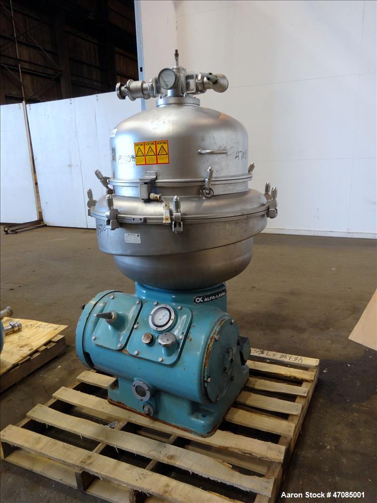 Used Alfa-Laval VNPX-413-SFD-34CCL-50 Desludger Disc Centrifuge.