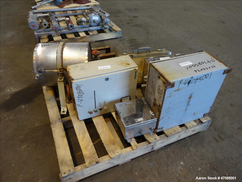 Used Alfa-Laval VNPX-413-SFD-34CCL-50 Desludger Disc Centrifuge.