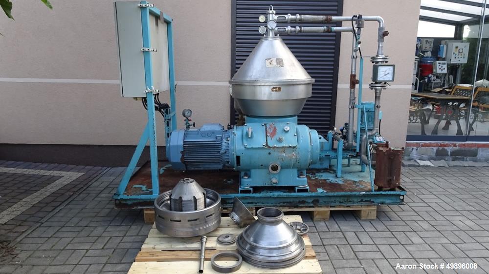 Used Alfa-Laval VNPX-510-SGD-34-G Desludger Disc Centrifuge