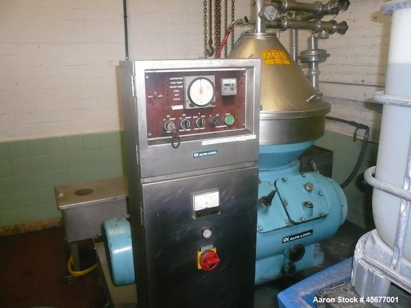 Used Alfa Laval VNPX-510SGD-34GS Desludger Disc Centrifuge