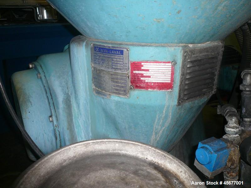 Used Alfa Laval VNPX-510SGD-34GS Desludger Disc Centrifuge