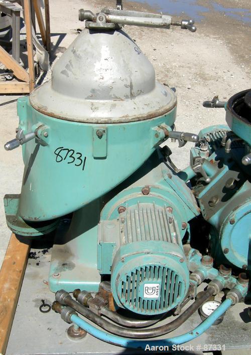 Used Alfa Laval WHPX-505-TGD-24-60/881002 Desludger Disc Centrifuge