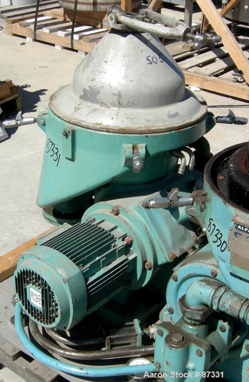 Used Alfa Laval WHPX-505-TGD-24-60/881002 Desludger Disc Centrifuge