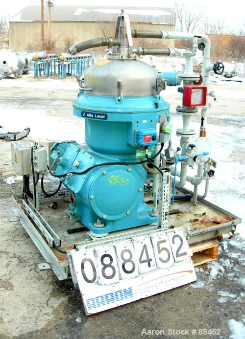 Used Alfa Laval Desludger Disc Centrifuge. Model WSPX-207-TGP-74