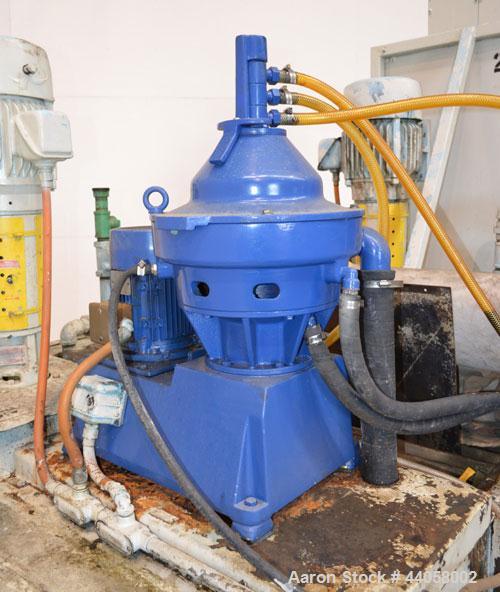 Used Alfa Laval WSPX 303 TGP-71 Desludger Disc Centrifuge Skid Assembly