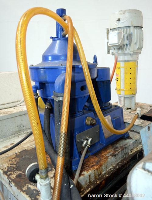 Used Alfa Laval WSPX 303 TGP-71 Desludger Disc Centrifuge Skid Assembly