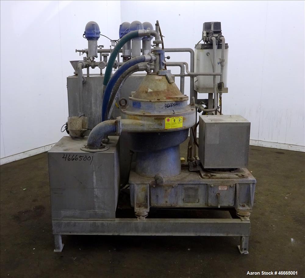 Alfa Laval WSPX Self Cleaning Coolant Disc Centrifuge