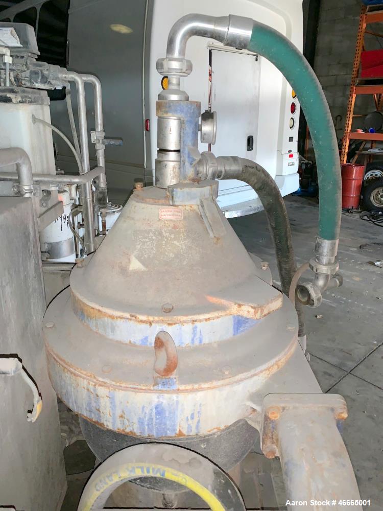 Alfa Laval WSPX Self Cleaning Coolant Disc Centrifuge