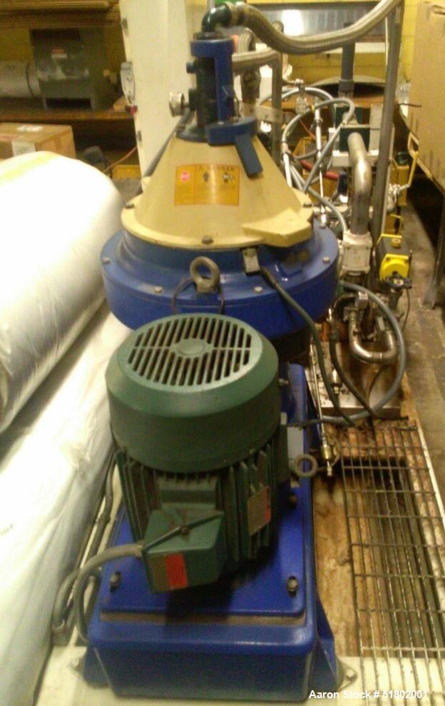 Alfa Laval WSPX 307 Self-Cleaning Disc Coolant Centrifuge