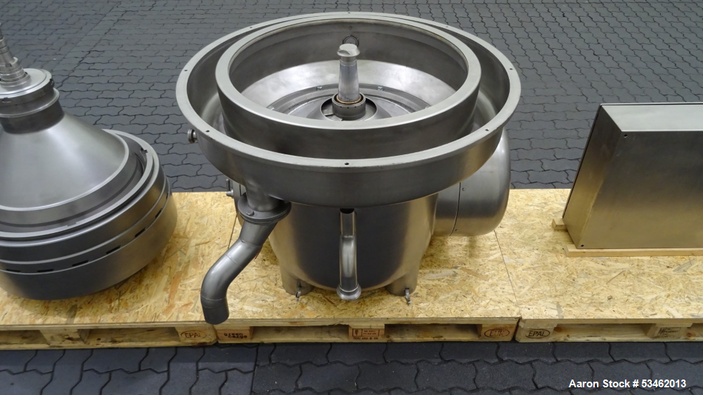 Used Westfalia CNB-215-01-076 Bactofuge Disc Centrifuge Desludger – Stainless Steel Dairy Separation System