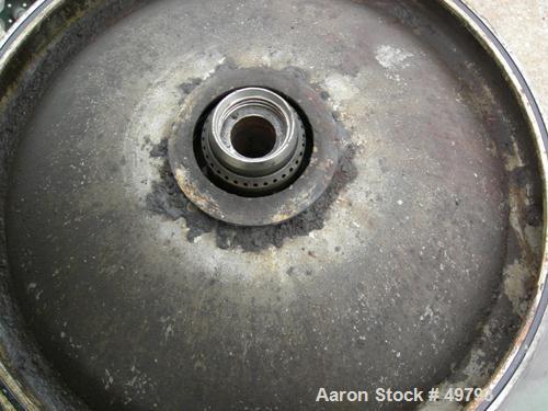 USED: Delaval MAPX-309-BGT-79-60 guardian purifier disc centrifuge. Stainless steel/bronze bowl assembly. Max bowl speed 6520 rpm. Concentrator design, hinged aluminum top cover, sight glass, shelf m...