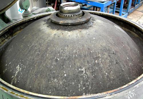 USED: Delaval MAPX-309-BGT-79-60 guardian purifier disc centrifuge. Stainless steel/bronze bowl assembly. Max bowl speed 6520 rpm. Concentrator design, hinged aluminum top cover, sight glass, shelf m...