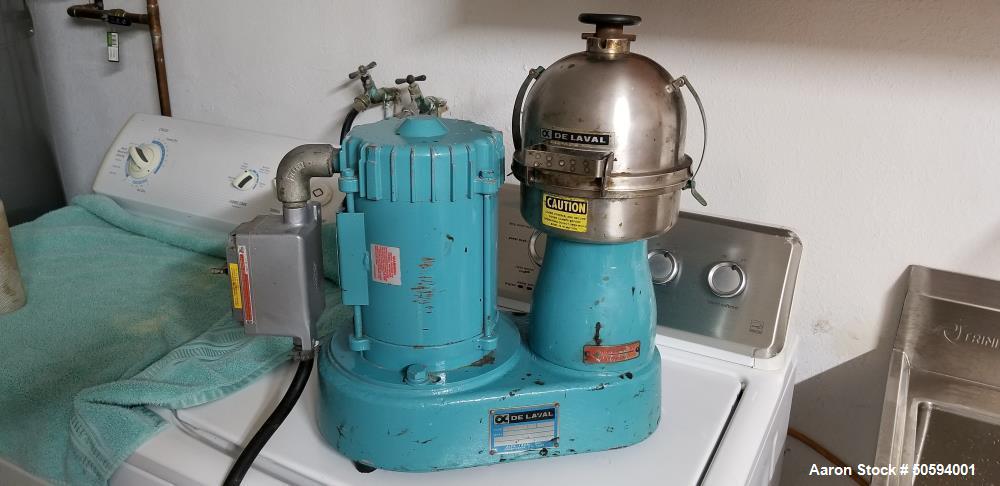 Used De Laval Disc Centrifuge, Model Gyrotester I
