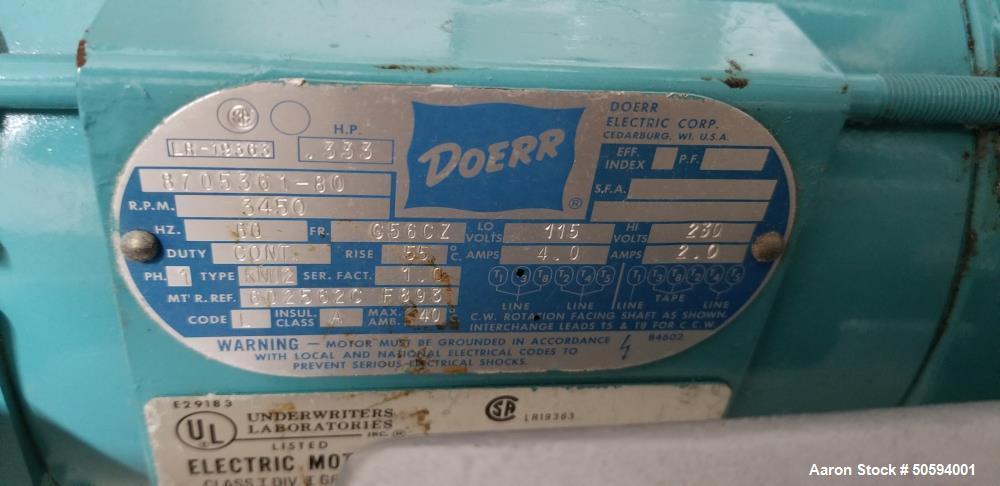 Used De Laval Disc Centrifuge, Model Gyrotester I