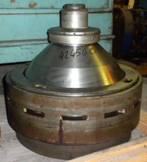 Used Delaval MAPX-309-BGT-29-60/4094-26 Guardian Purifier Disc Centrifuge, 316 Stainless Steel. Maximum bowl speed 1700-1800 rpm. Direct driven by a 15 hp motor. Skid mounted with control panel.
