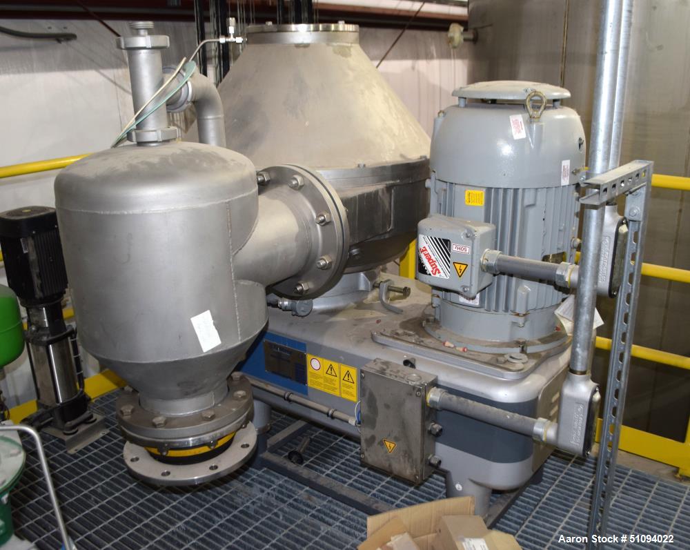 Used Flottweg AC 2000-430 Desludger Disc Centrifuge