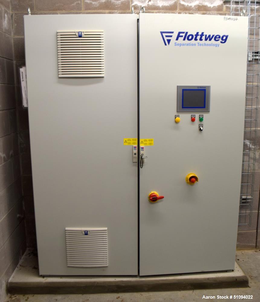 Used- Flottweg AC 2000-430 Desludger Disc Centrifuge