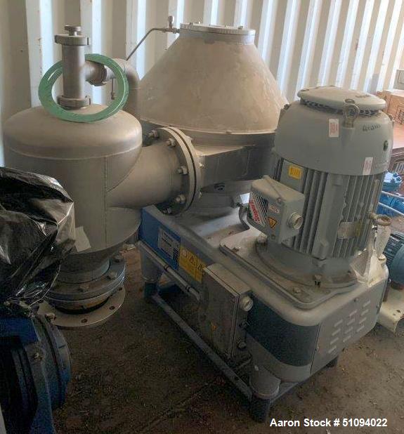 Used- Flottweg AC 2000-430 Desludger Disc Centrifuge