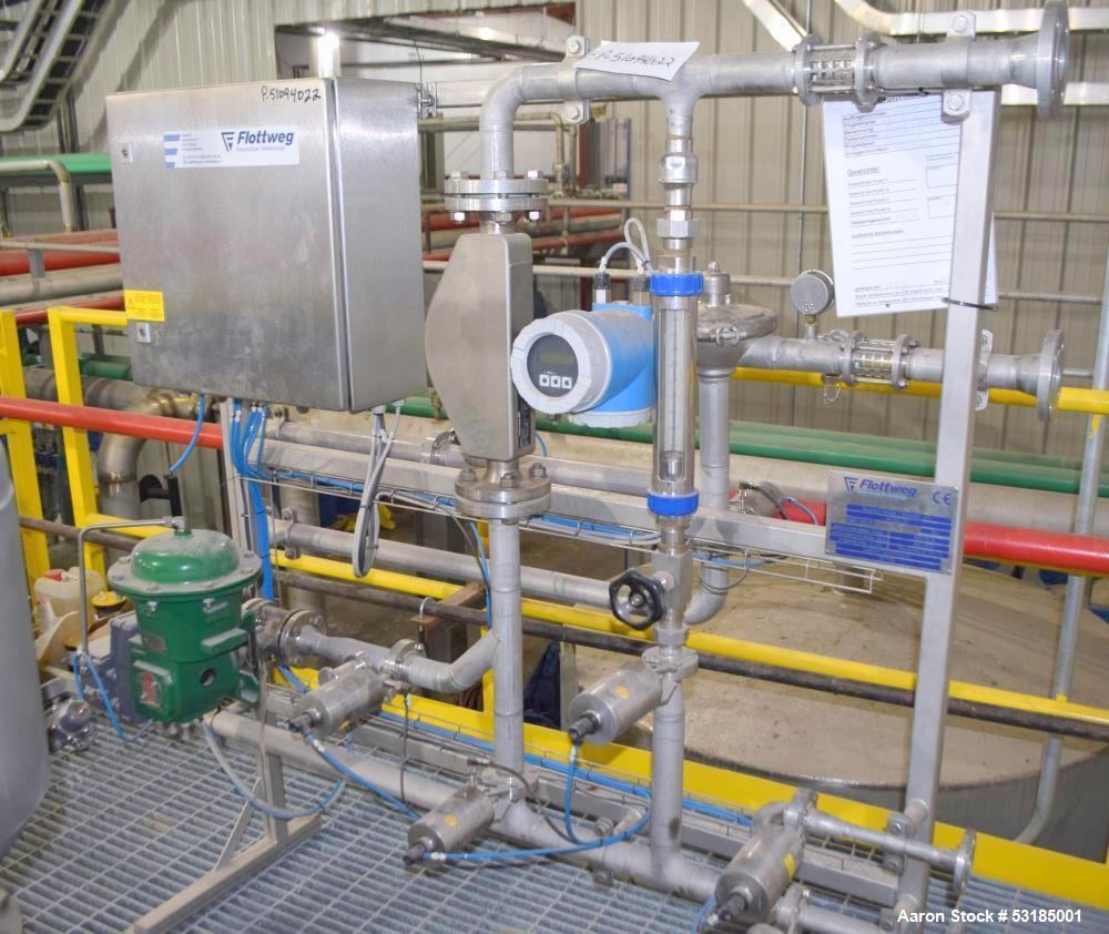 Unused- Flottweg Desludger Disc Centrifuge, Model AC 2000-430. 316 Stainless Steel. Maximum bowl speed 5700 rpm, separator d...