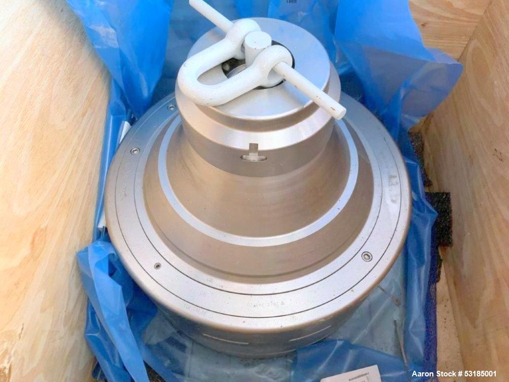 Unused- Flottweg Desludger Disc Centrifuge, Model AC 2000-430. 316 Stainless Steel. Maximum bowl speed 5700 rpm, separator d...