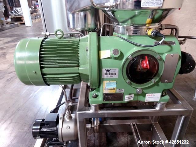 Used GEA Westfalia CSC-6-06-476 Desludger Disc Centrifuge w/C.I.P System, 316L stainless steel product contact surfaces, clarifier design, self cleaning bowl, 11970 max rpm bowl speed, 1.8 liter bowl...