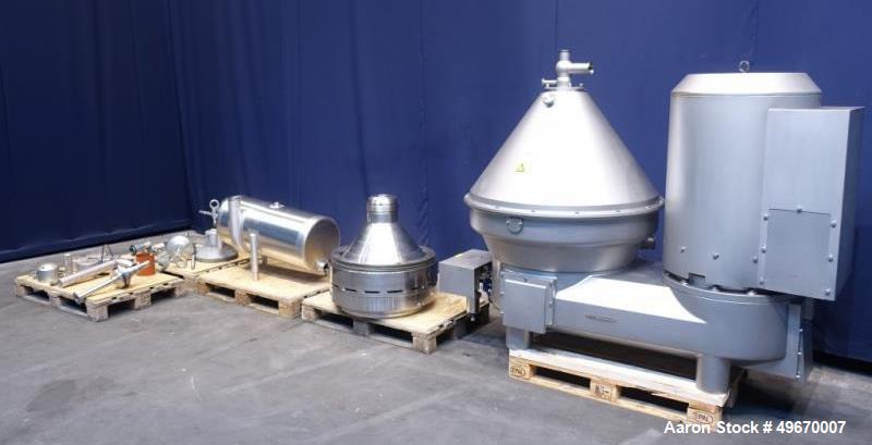 Used-GEA Westfalia CNE-400-01-77 “Bactofuge” Desludger Disc Centrifuge