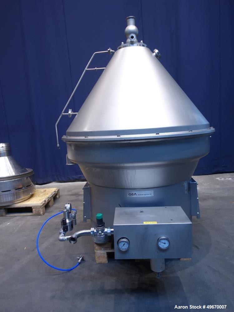 Used-GEA Westfalia CNE-400-01-77 “Bactofuge” Desludger Disc Centrifuge