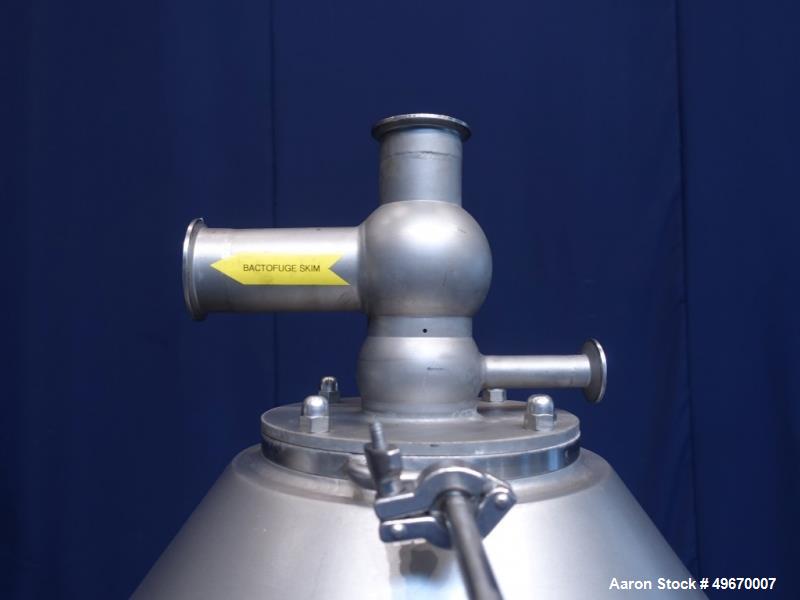 Used GEA Westfalia CNE-400-01-77 “Bactofuge” Desludger Disc Centrifuge