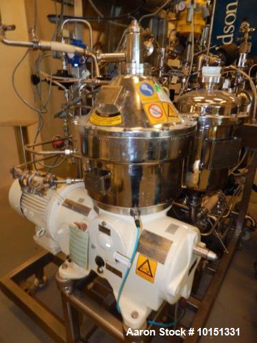 Used- GEA/Westfalia CSA-8-06-476 Desludger Disc Centrifuge