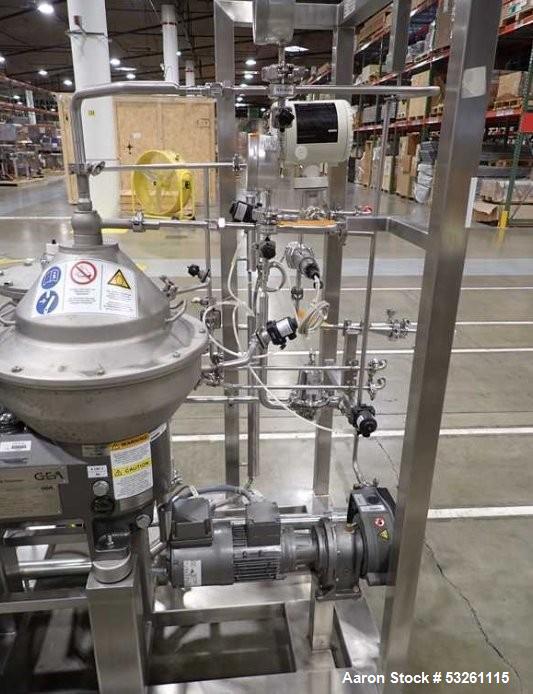 Used GEA Westfalia FTC 1-06-107 Stainless Steel Separator Centrifuge – 0.75 m³/HR – 13,500 RPM