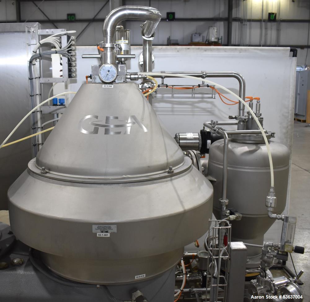Used GEA Westfalia GSC-60-06-077 Centrifuge – 150 BBL/Hour, Rebuilt 2021 - HB1 Separation separation system