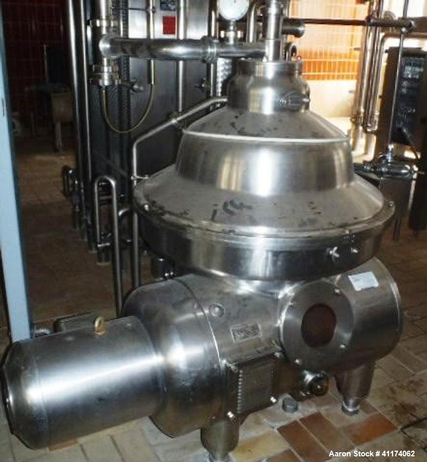 Used GEA Westfalia Desludger Disc Centrifuge – Model MSA-90-01-076