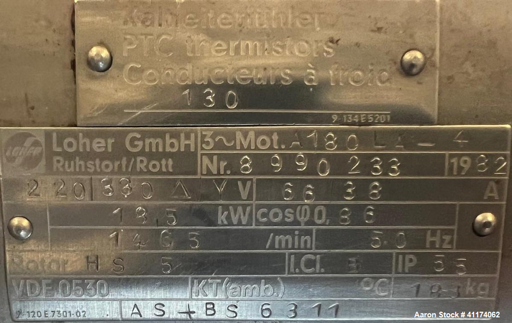 Used GEA Westfalia Desludger Disc Centrifuge – Model MSA-90-01-076