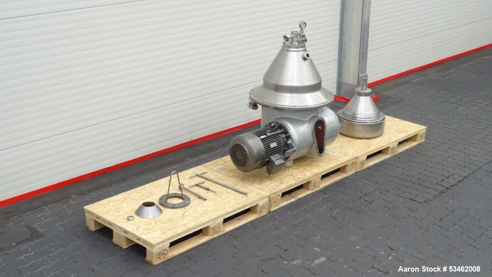 Used – GEA Westfalia MSD-60-01-076 Desludger Disc Centrifuge – Stainless Steel, Dairy Application
