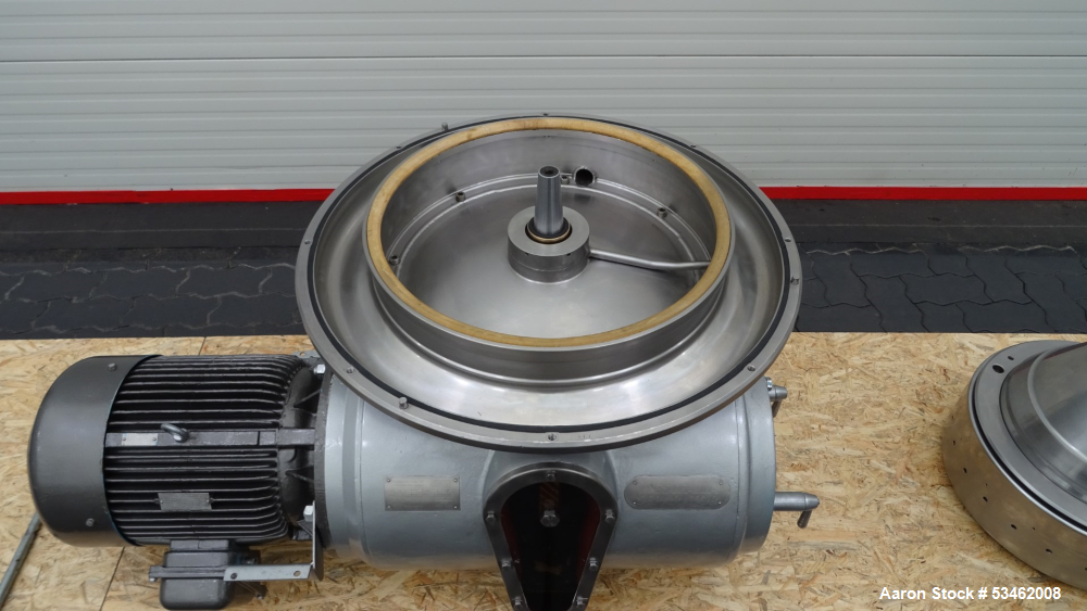 Used – GEA Westfalia MSD-60-01-076 Desludger Disc Centrifuge – Stainless Steel, Dairy Application