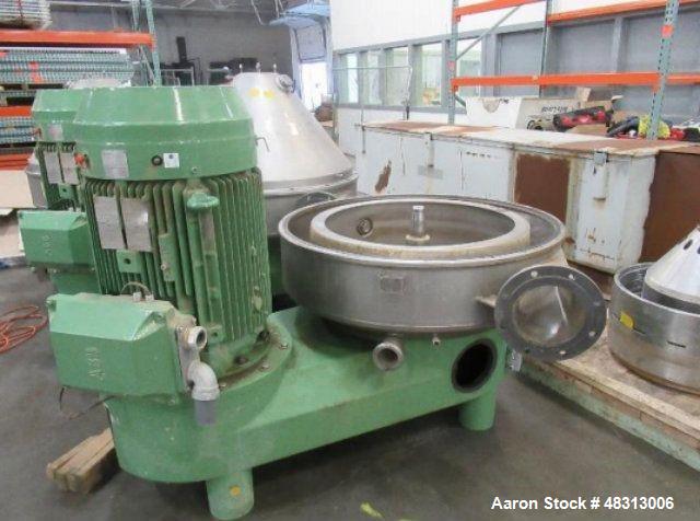 Used- GEA/Westfalia RSE-300-01-777 "Refining" Desludger Disc Centrifuge