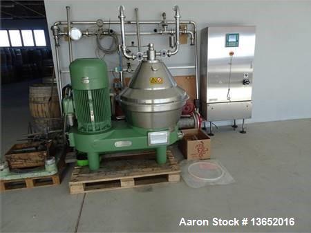 Used GEA Westfalia SC 35-36-177 Desludger Disc Centrifuge