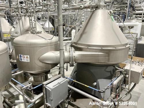 Used GEA Westfalia Disc Stack Centrifuge, Model SSI-300-06-772 (2020)