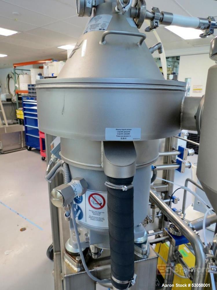 Used-GEA DSE 10-06-077 Self-Cleaning Disc Stack Centrifuge Separator, S/N 96034-221. Bowl VFD Drive, Allen Bradley PLC Panel...